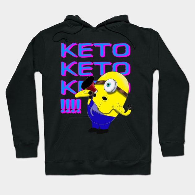 Keto, Keto, Keto Hoodie by Crystal Dragon